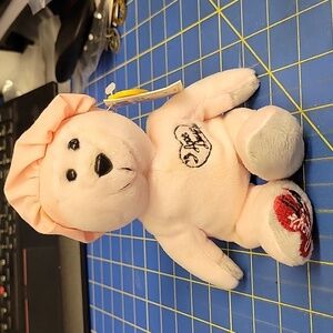 .I Love Lucy Chocolate Factory Job Switching Pink Bear w Hang & Tush Tag